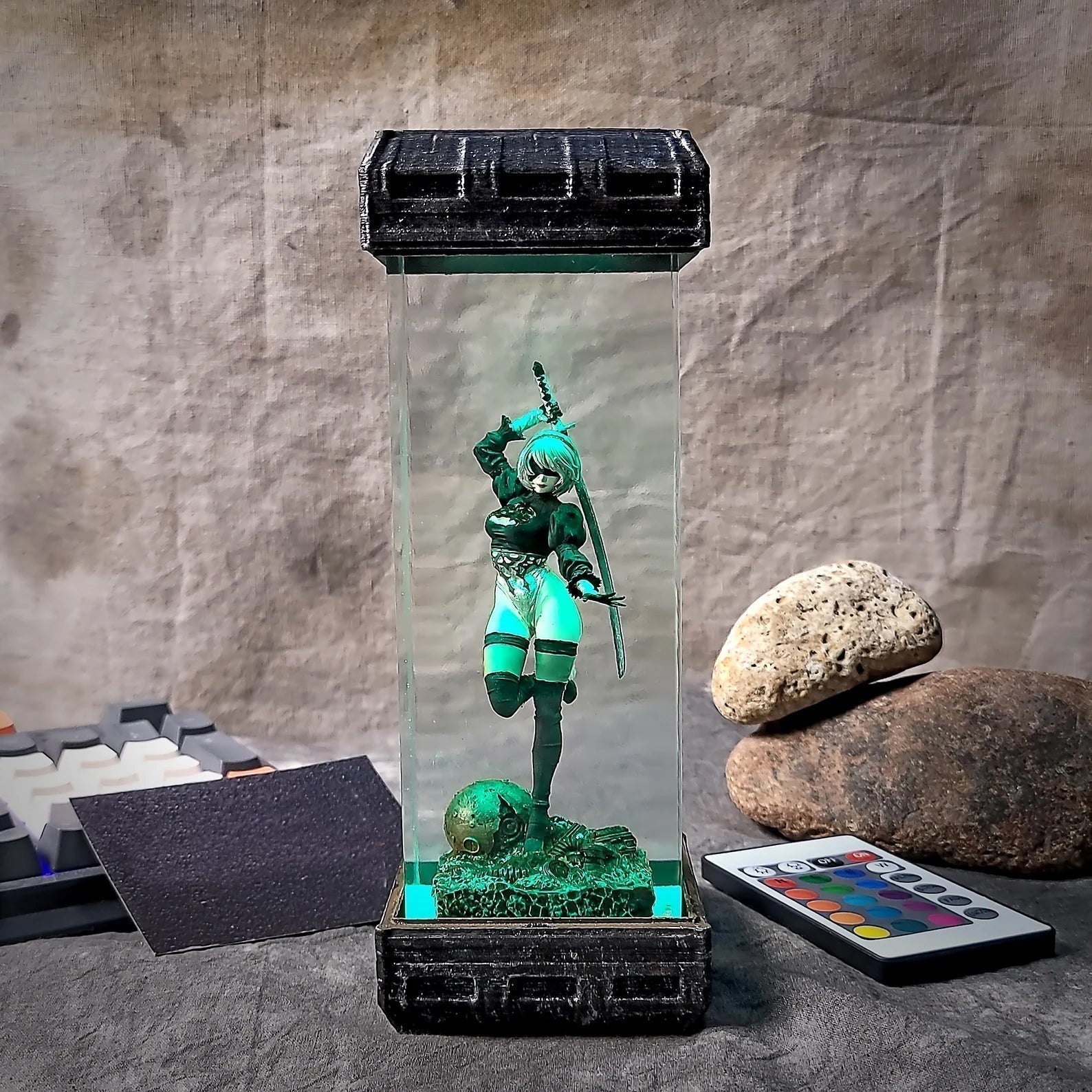 Nier Automata Diorama Epoxy Resin Lamp - ArtFIGU