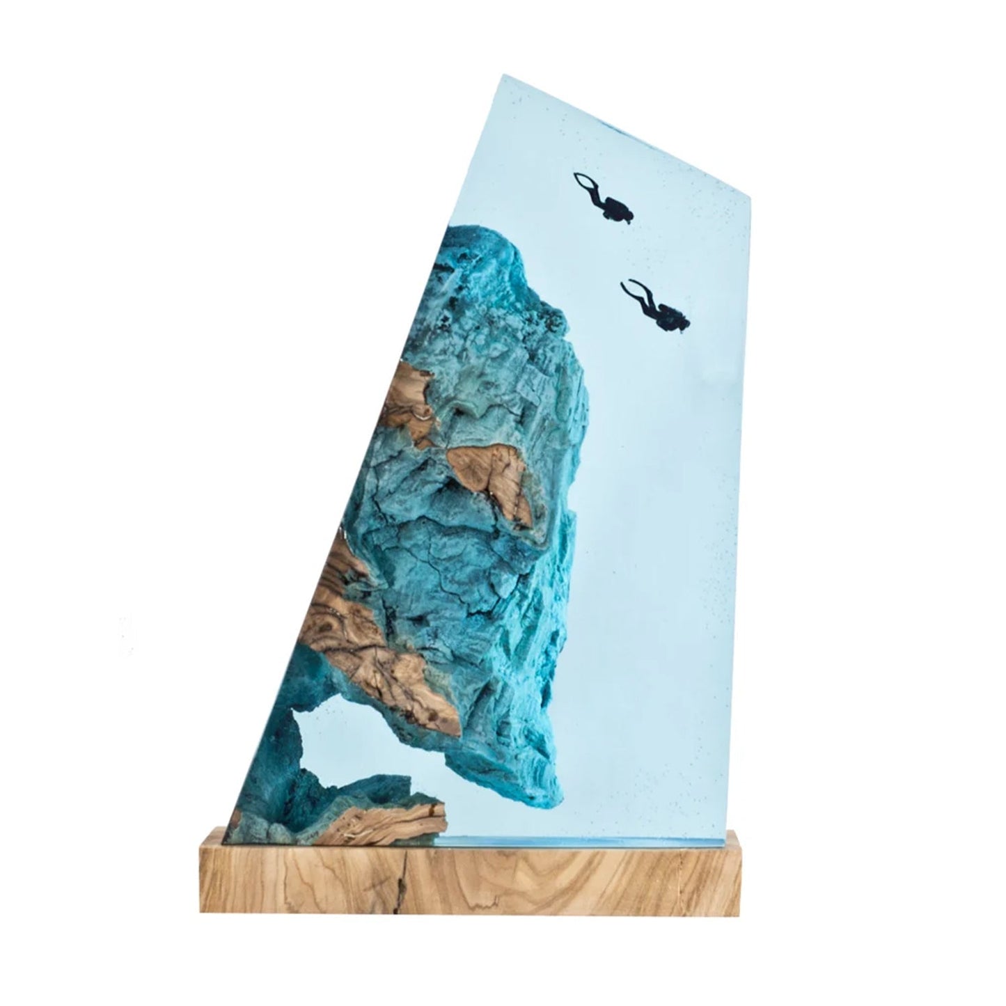 Divers Explore Undersea - High Quality Epoxy Resin Lamp - ArtFIGU