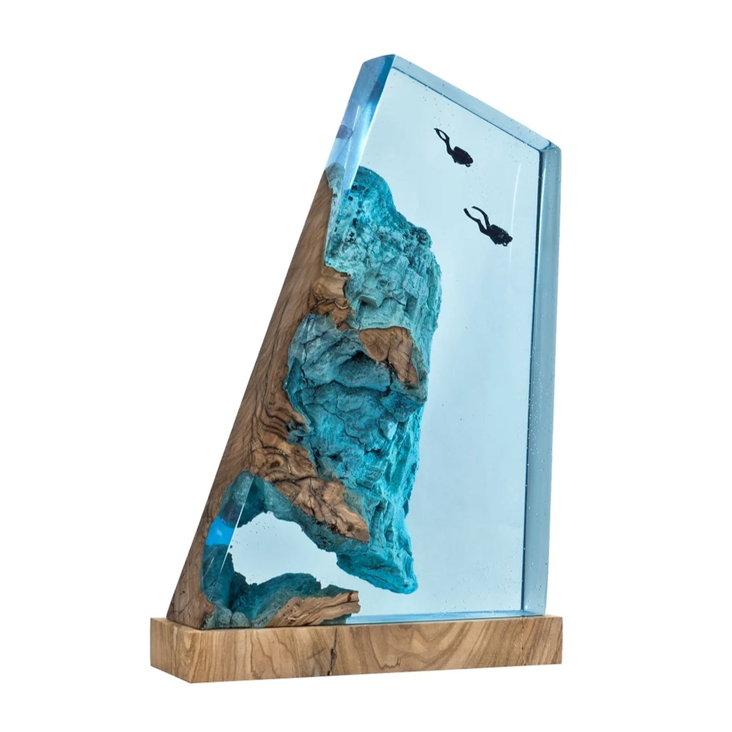 Divers Explore Undersea - High Quality Epoxy Resin Lamp - ArtFIGU