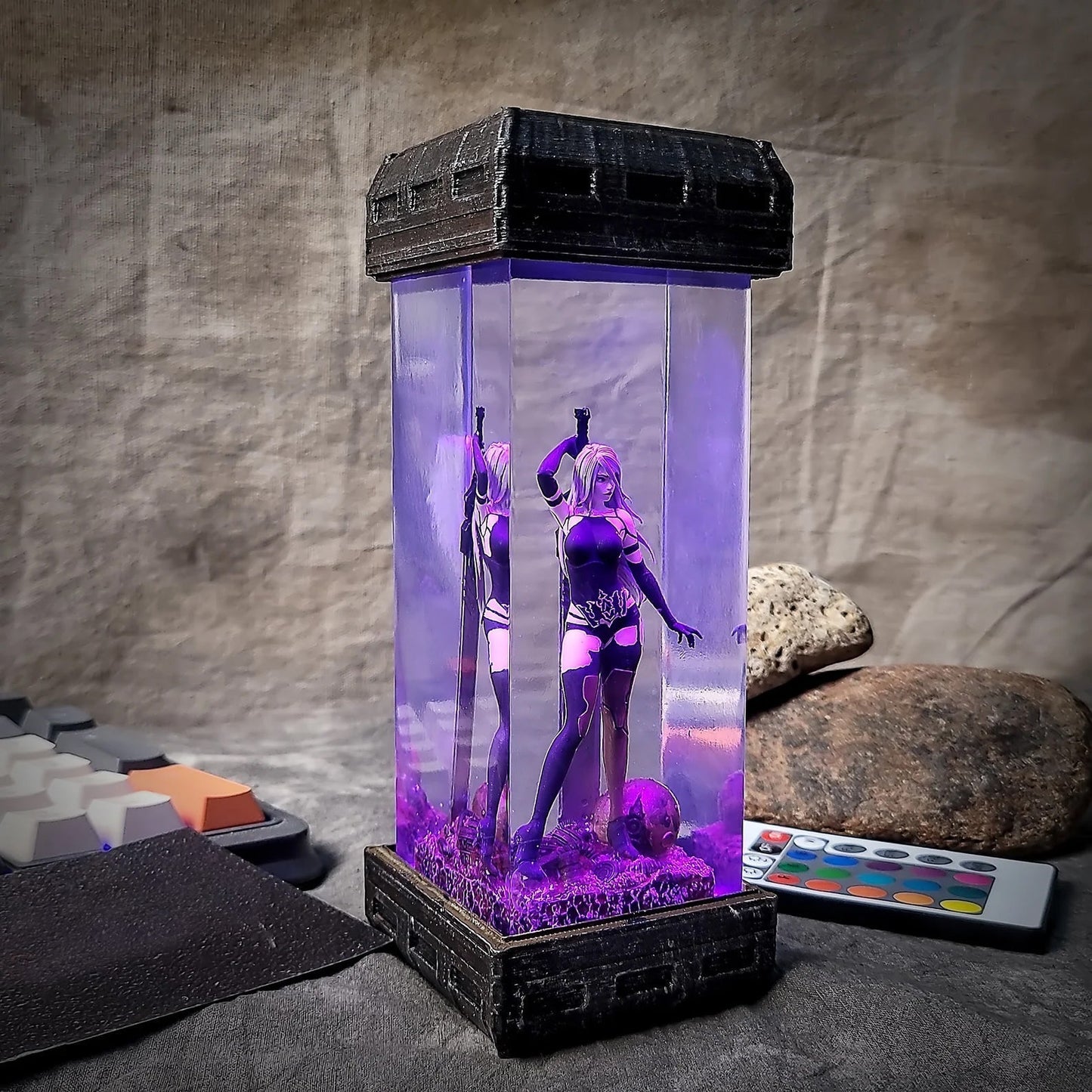 Nier Automata Diorama Epoxy Resin Lamp - ArtFIGU