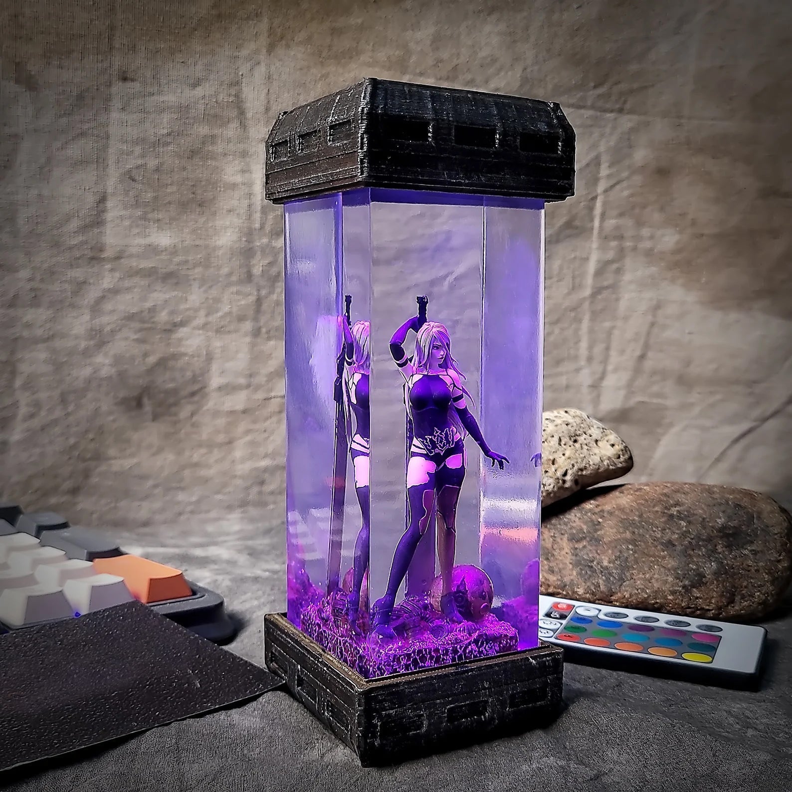 Nier Automata Diorama Epoxy Resin Lamp - ArtFIGU