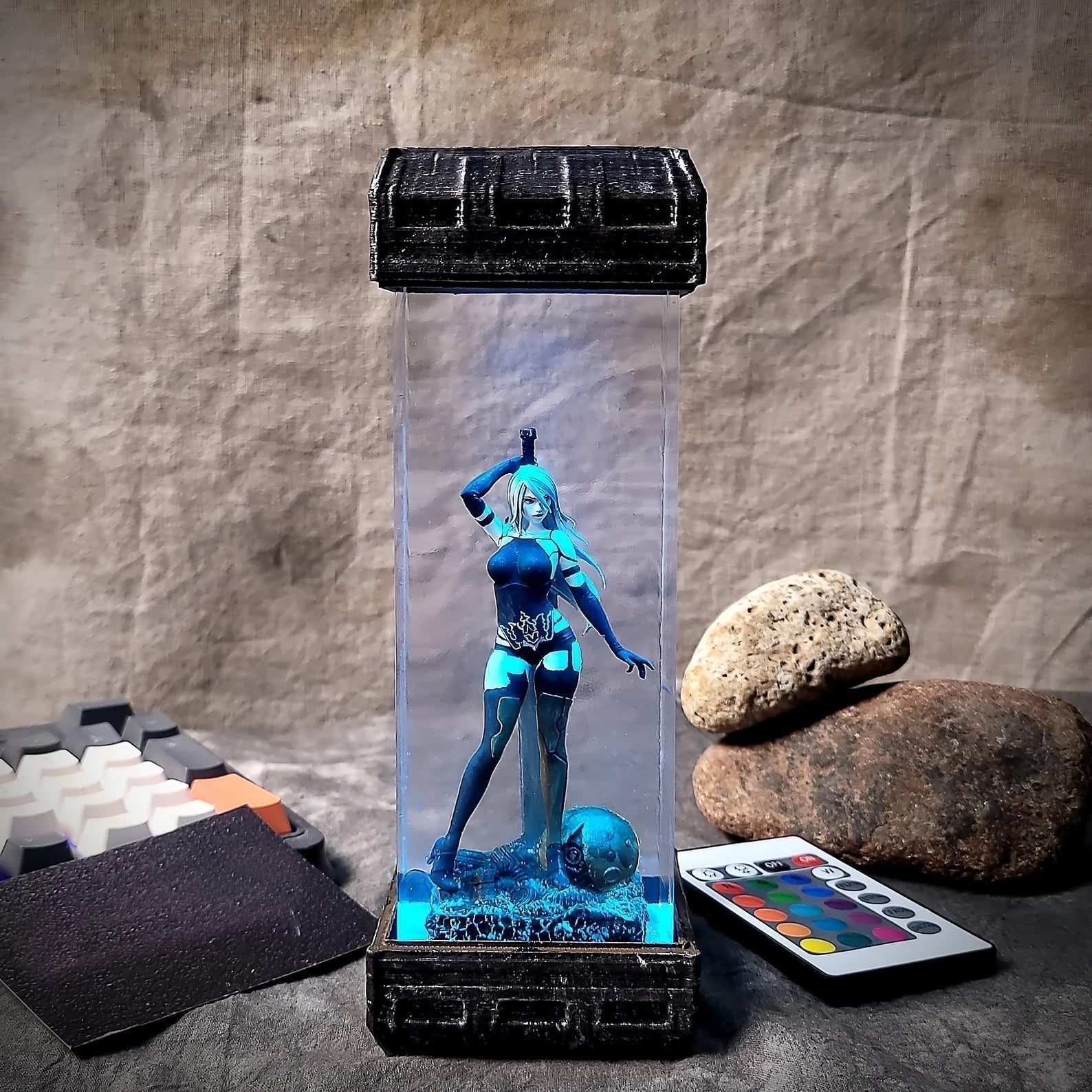 Nier Automata Diorama Epoxy Resin Lamp - ArtFIGU