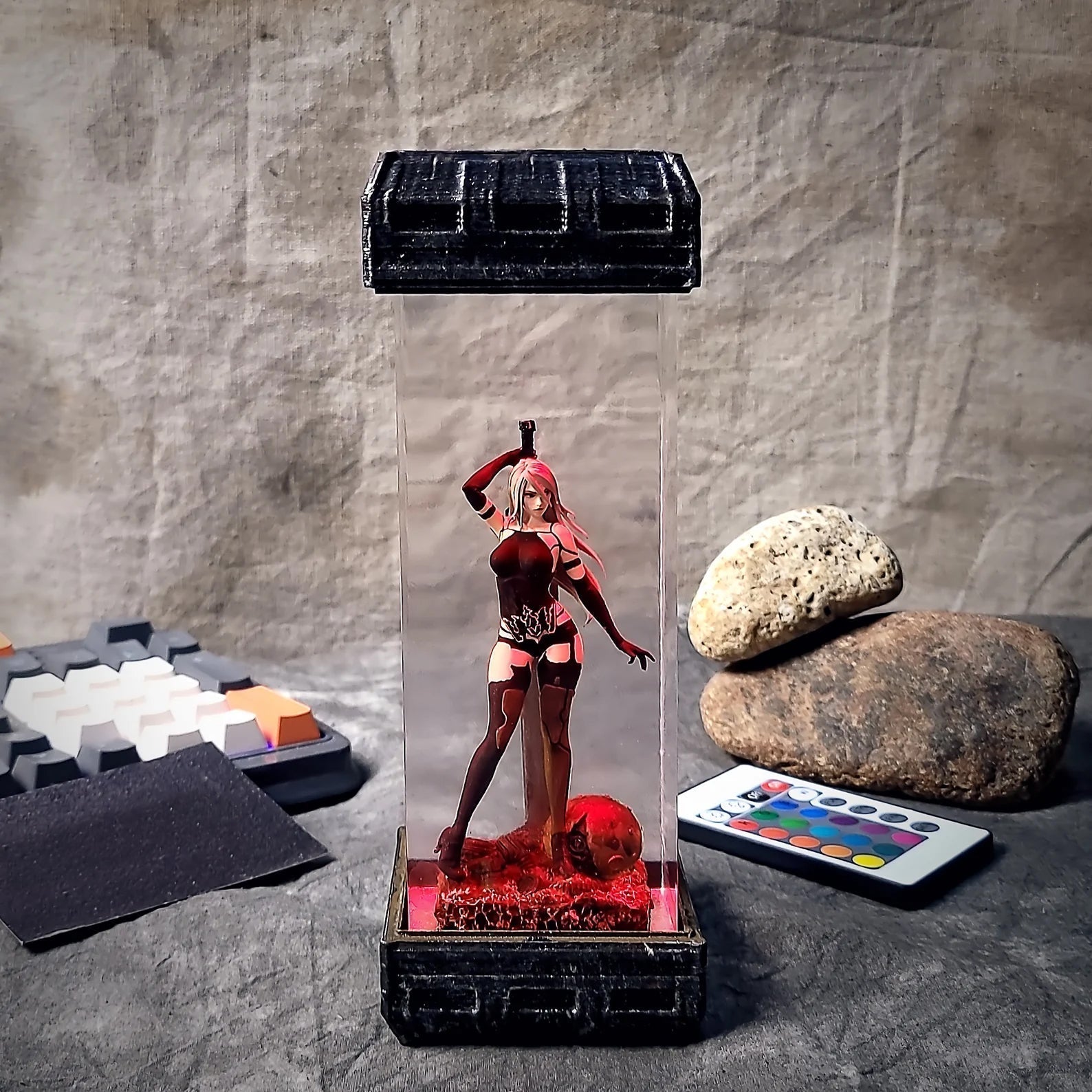 Nier Automata Diorama Epoxy Resin Lamp - ArtFIGU