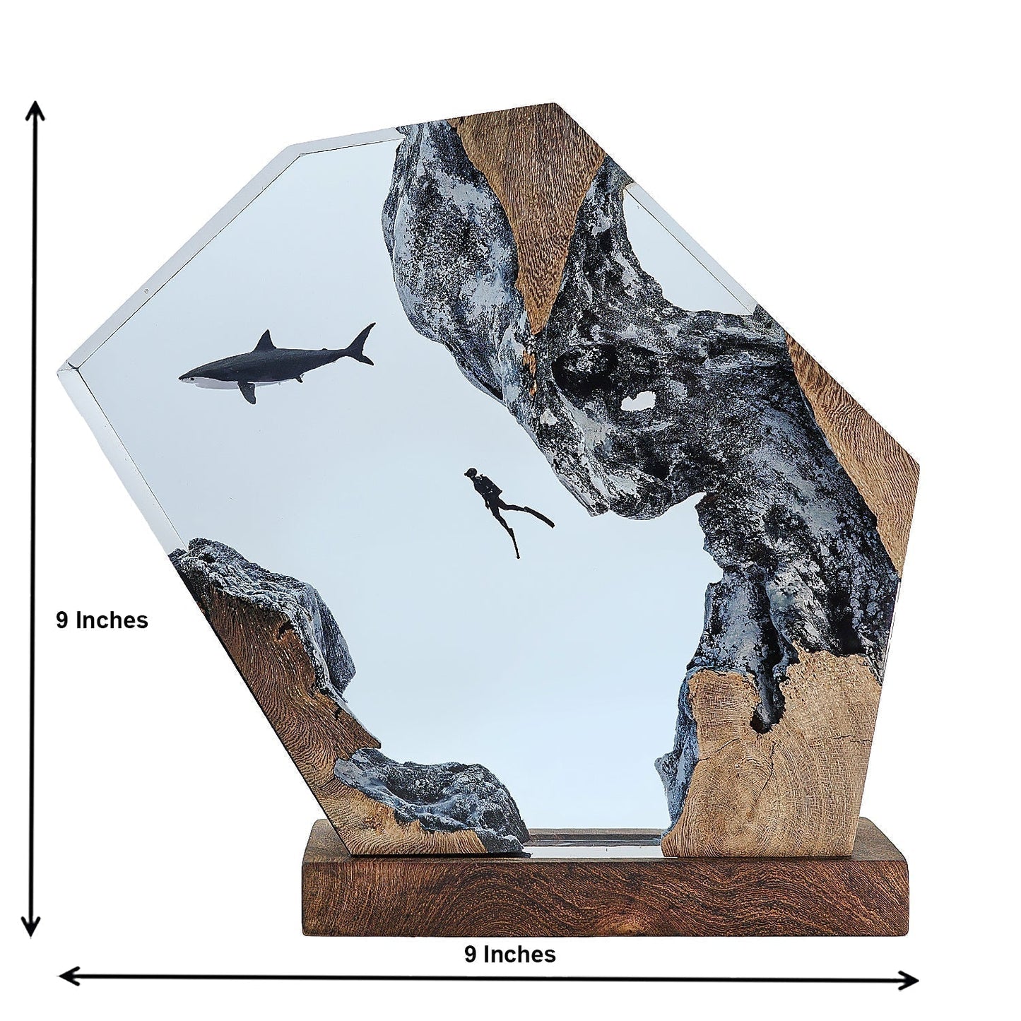 Seahorses - High Quality Epoxy Resin Lamp - ArtFIGU