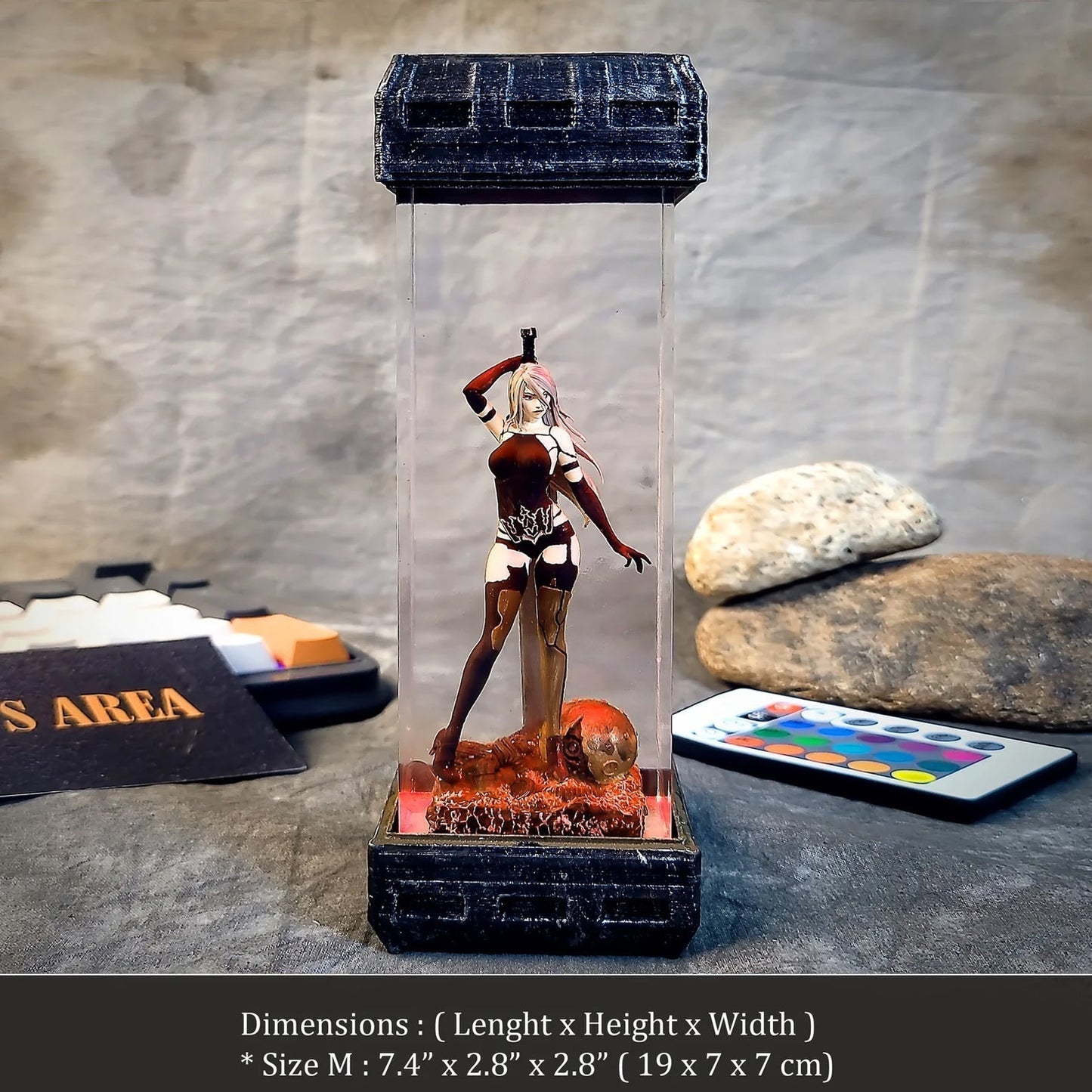 Nier Automata Diorama Epoxy Resin Lamp - ArtFIGU