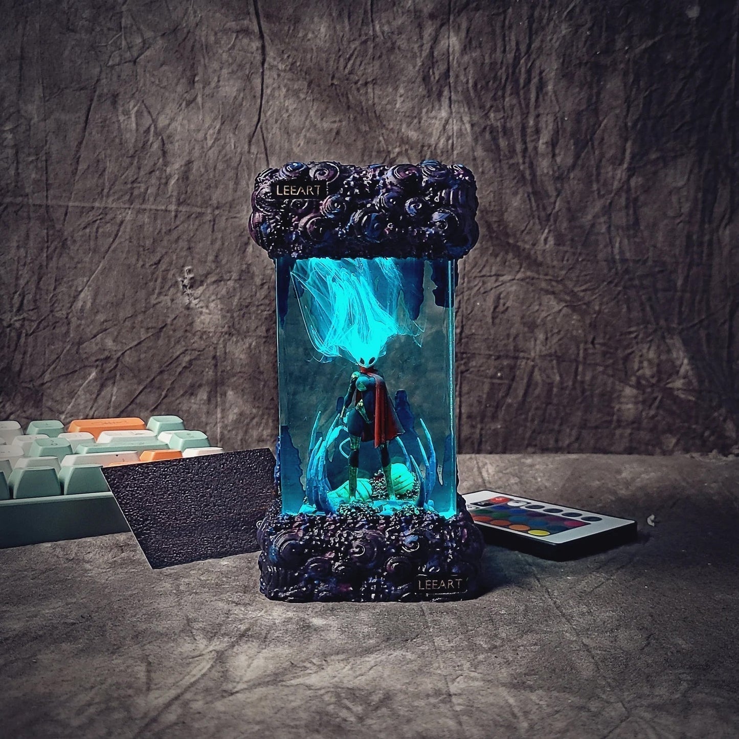 Hornet Hollow Knight Diorama Epoxy Resin Lamp - ArtFIGU