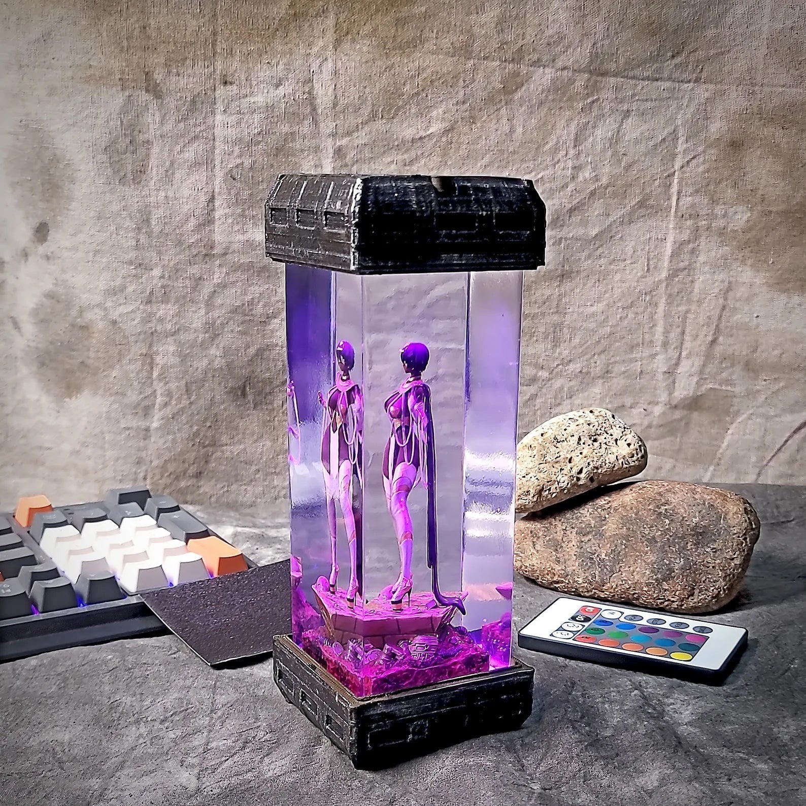 Nier Automata Diorama Epoxy Resin Lamp - ArtFIGU