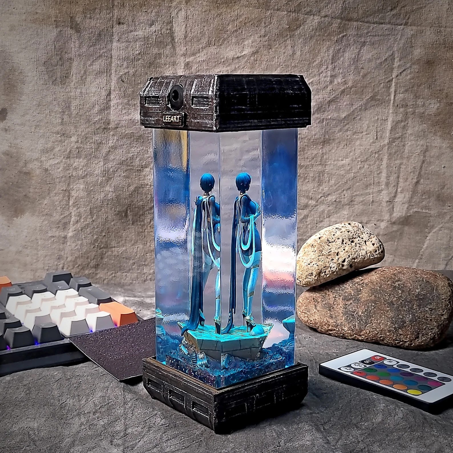 Nier Automata Diorama Epoxy Resin Lamp - ArtFIGU