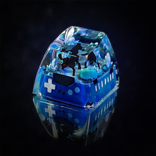 [DE] Pokemon Umbreon Artisan Keycaps