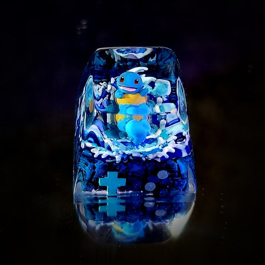 [DE] Pokemon Squirtle Artisan Keycaps