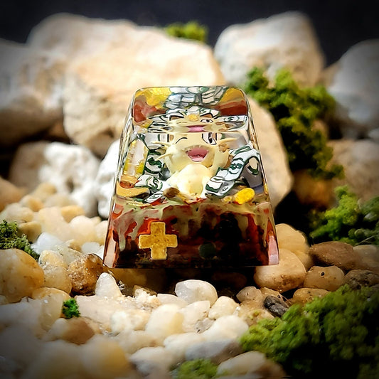[DE] Pokemon Meowth Artisan Keycaps