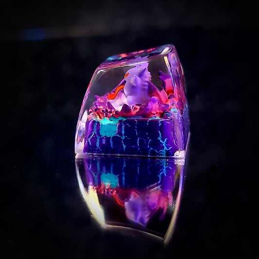 [DE] Pokemon Gengar Artisan Keycaps