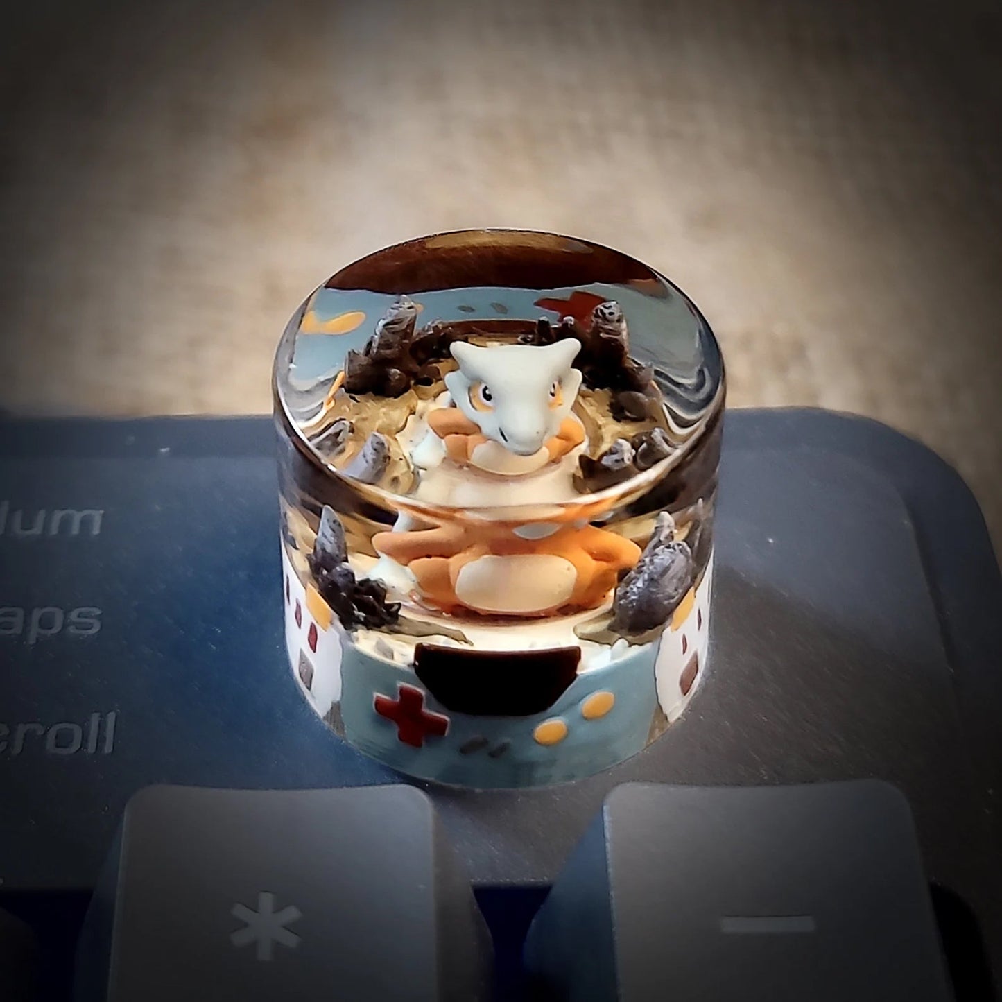 [DE] Pokemon Cubone Garagara Keyboard Knob Artisan Keycaps