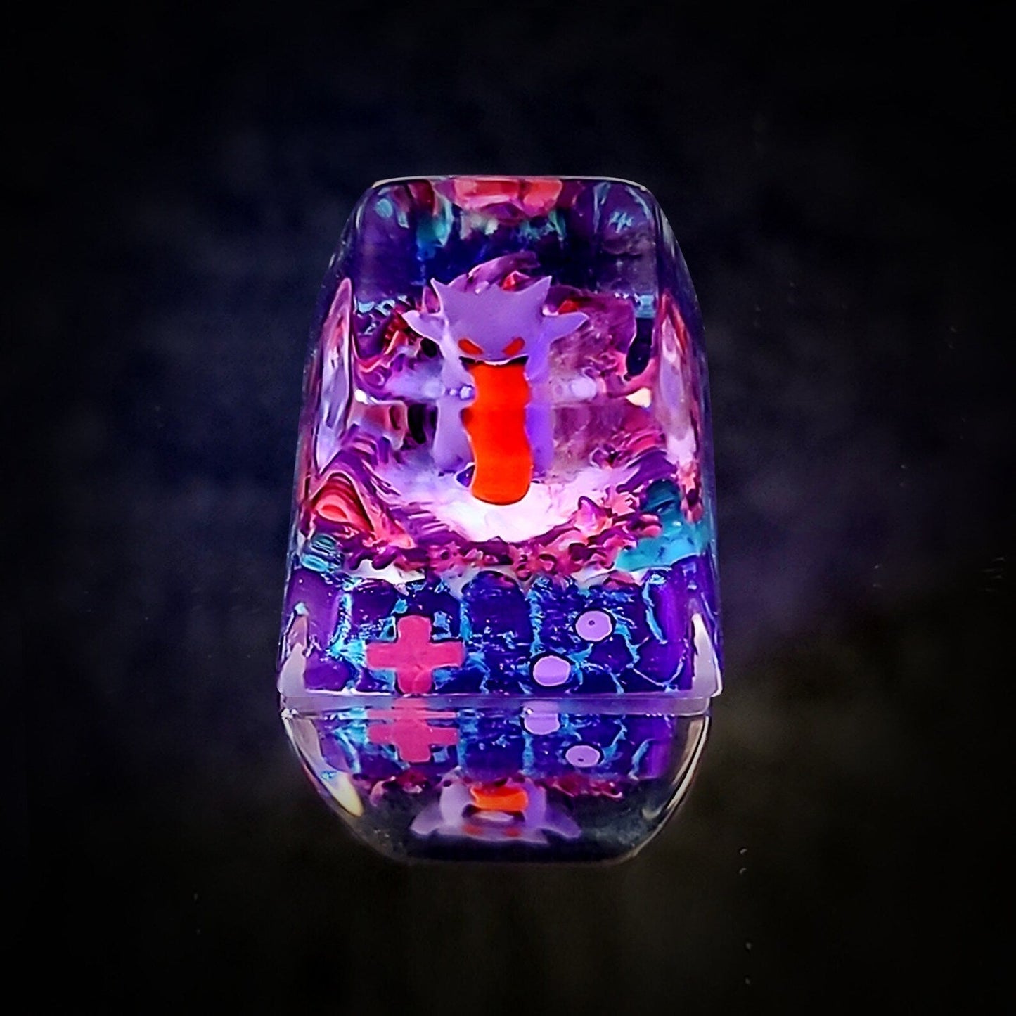 [DE] Pokemon Gengar Artisan Keycaps