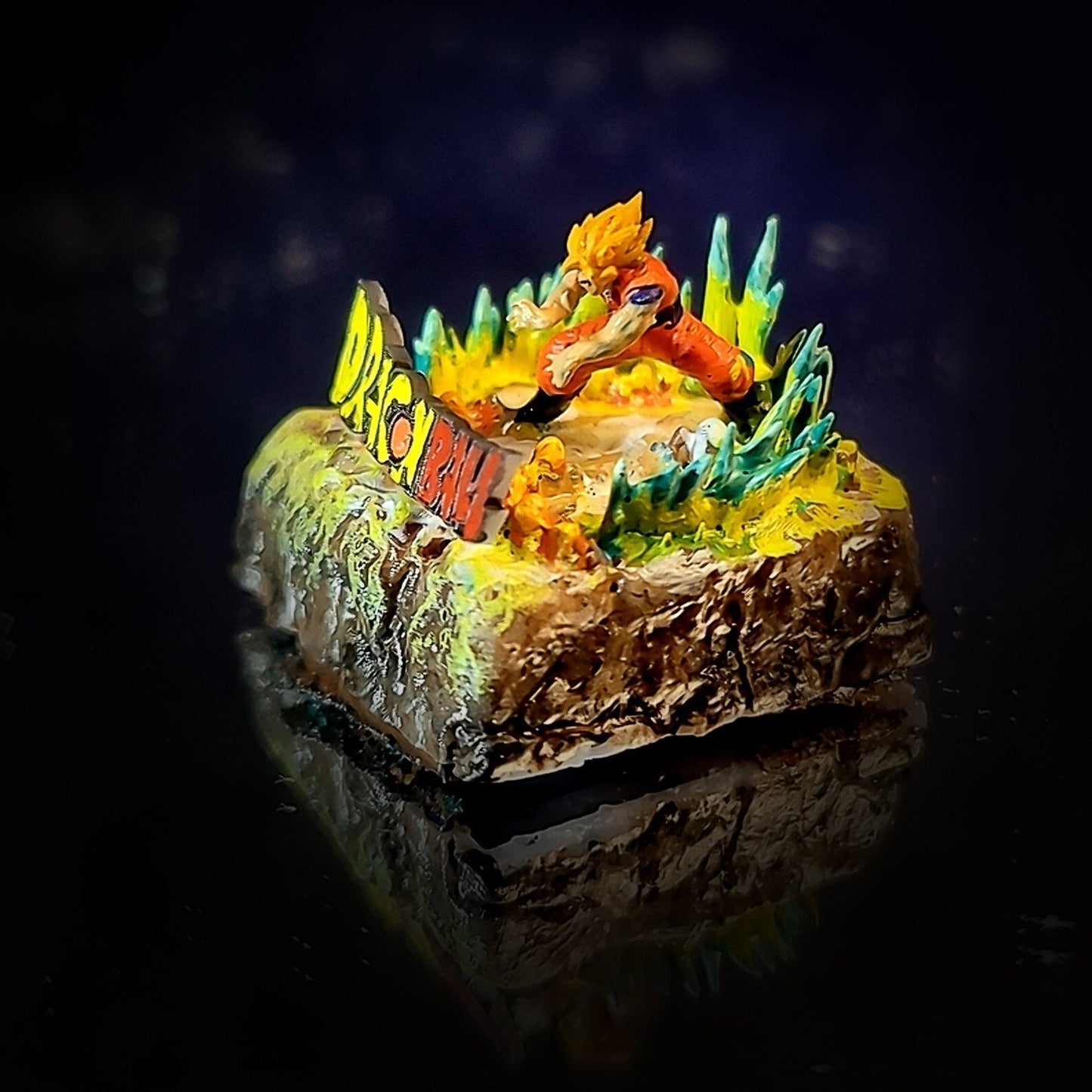 [DE] Dragon Ball Goku Artisan Keycaps