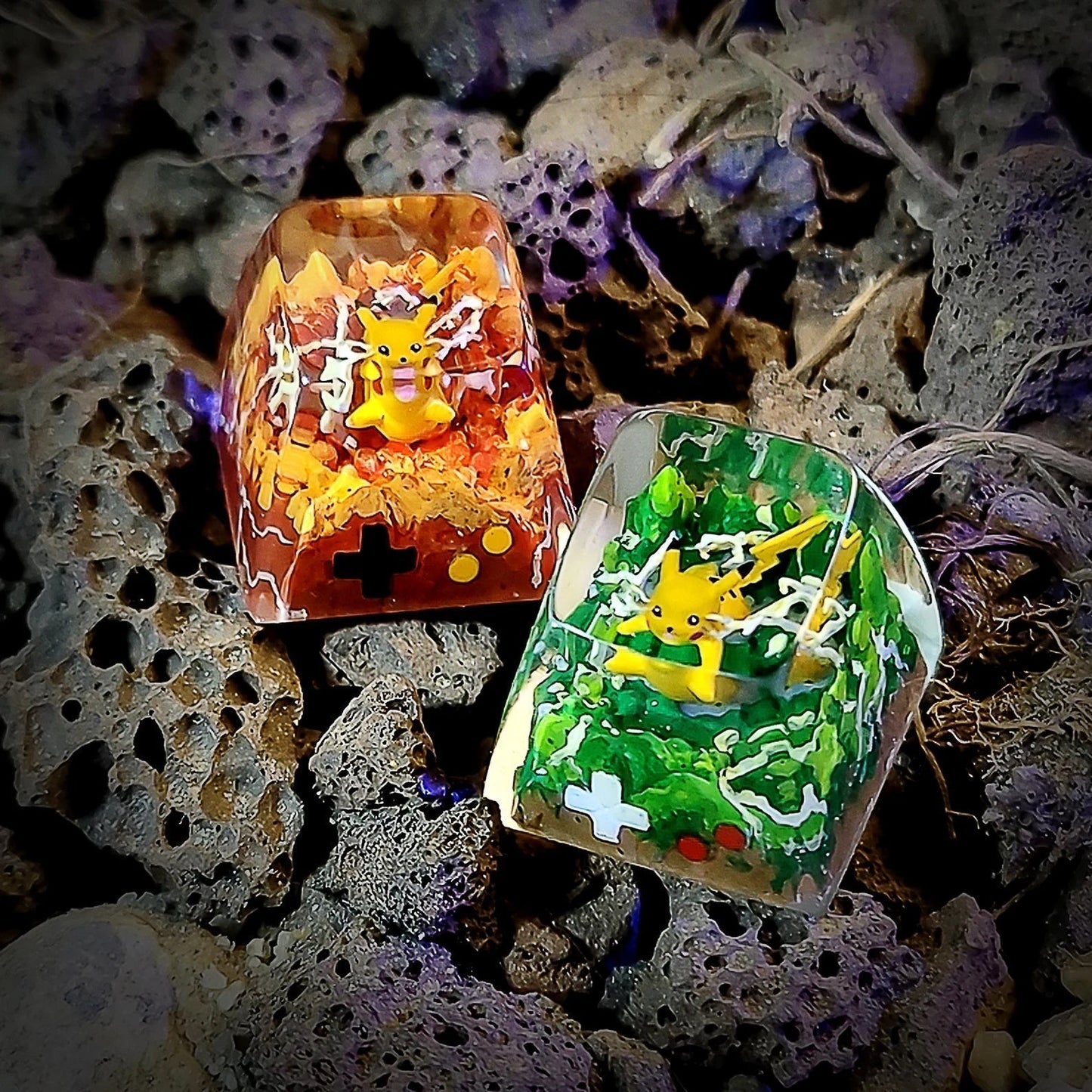 [DE] Pokemon Pikachu Artisan Keycaps