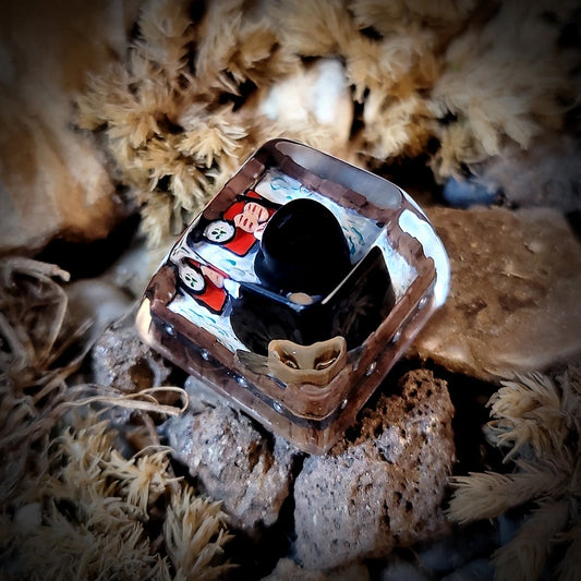 [DE] Spirited A No Face Faceless Artisan Keycaps Epoxy Resin