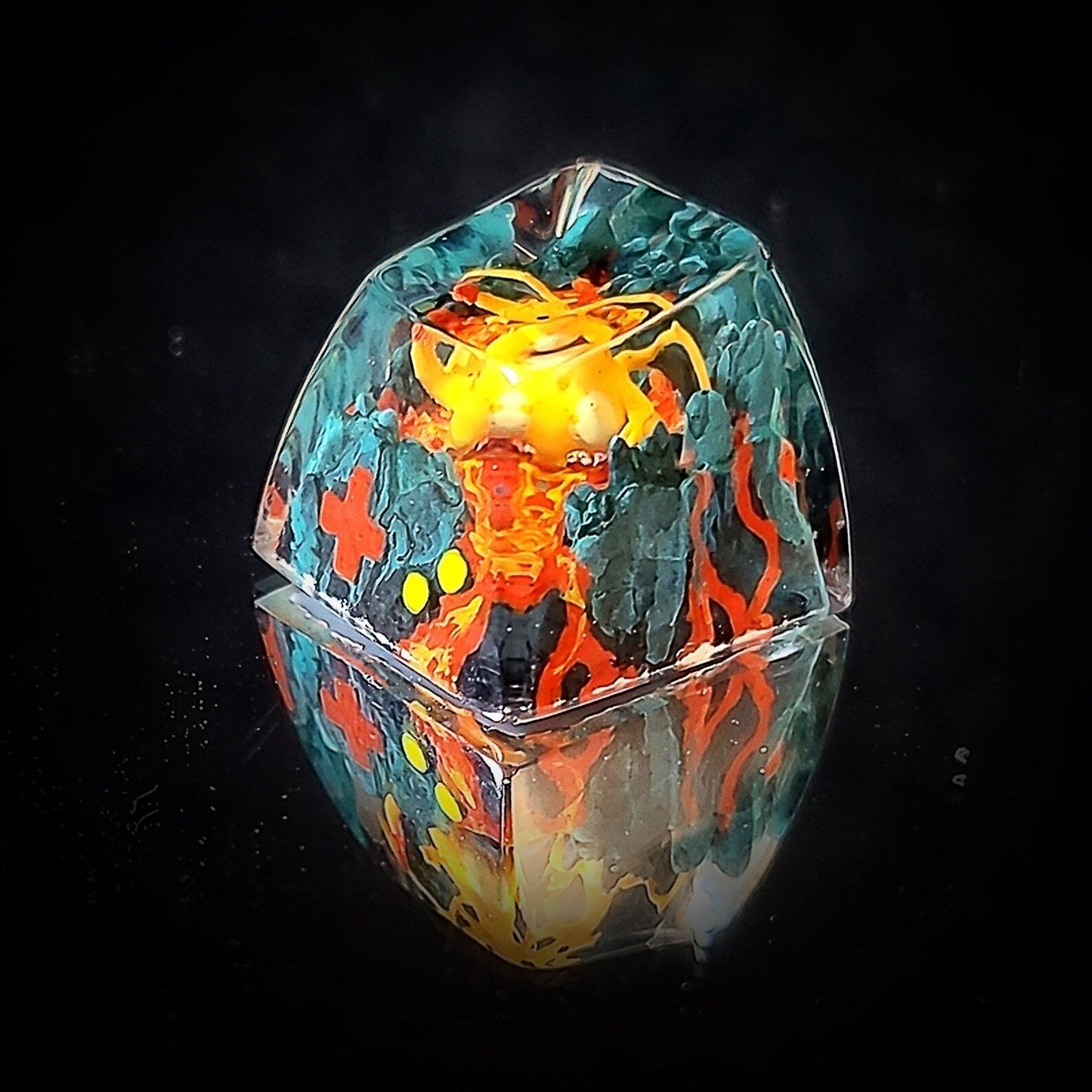 [DE] Pokemon Charizard Artisan Keycaps