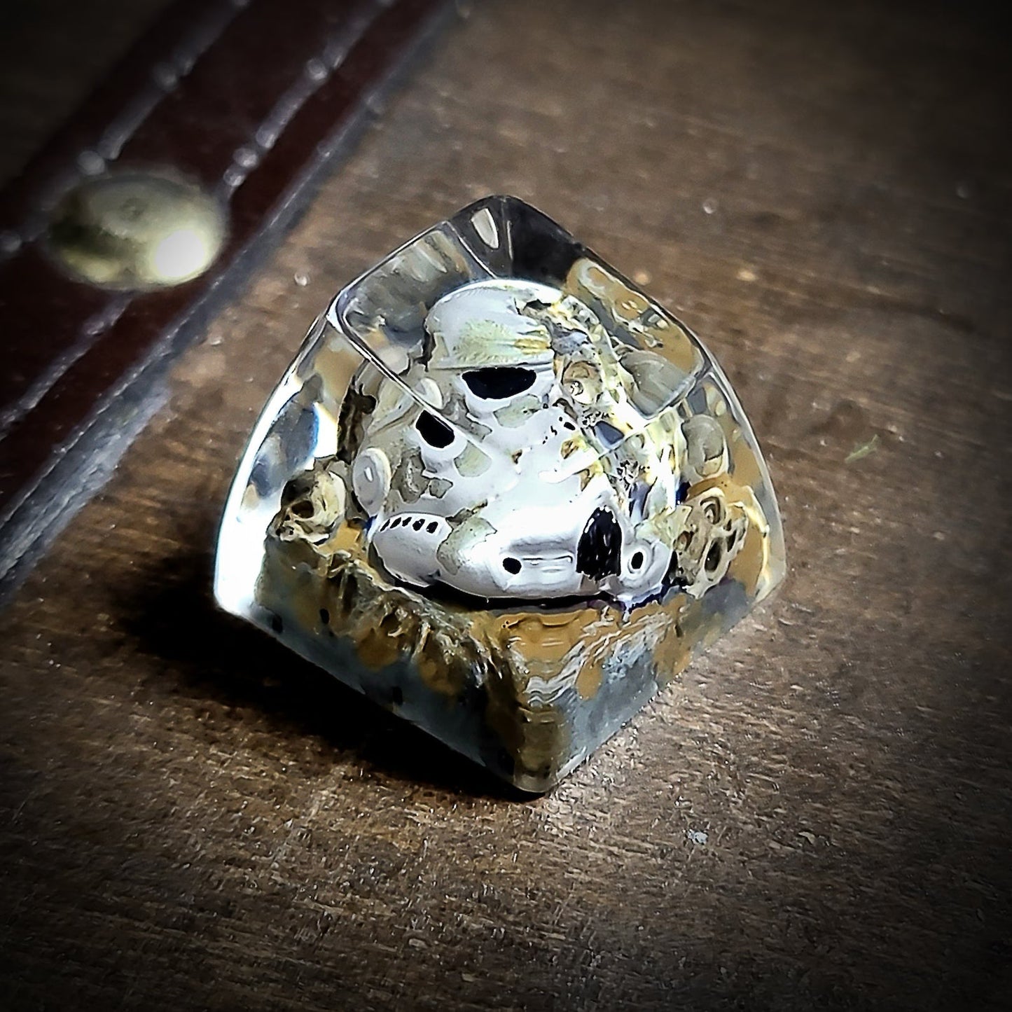 [DE] Star Wars Stormtrooper Artisan Keycaps Epoxy Resin