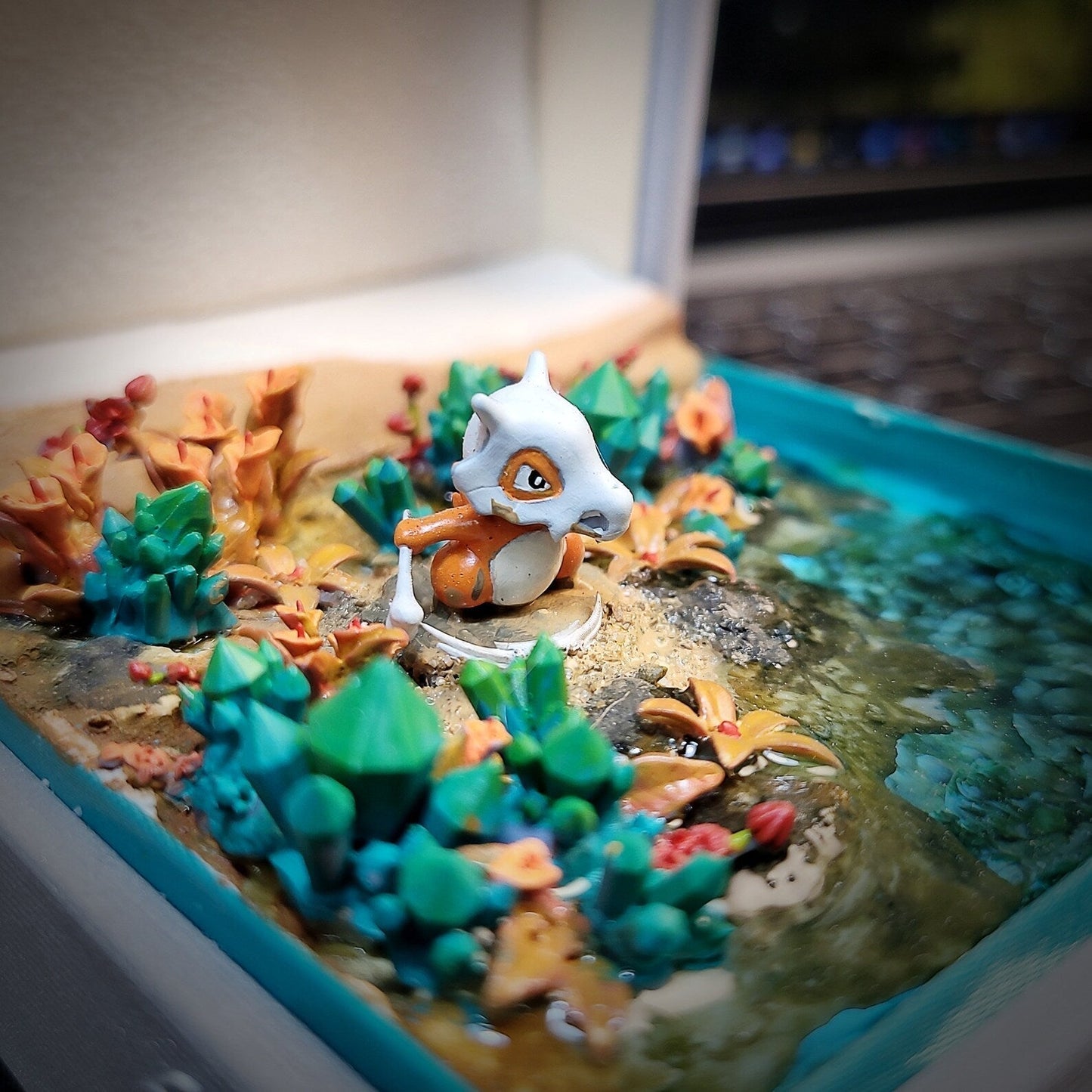 [DE] Pokemon Cubone Garagara Island Diorama Treasure Mistery Box Gift