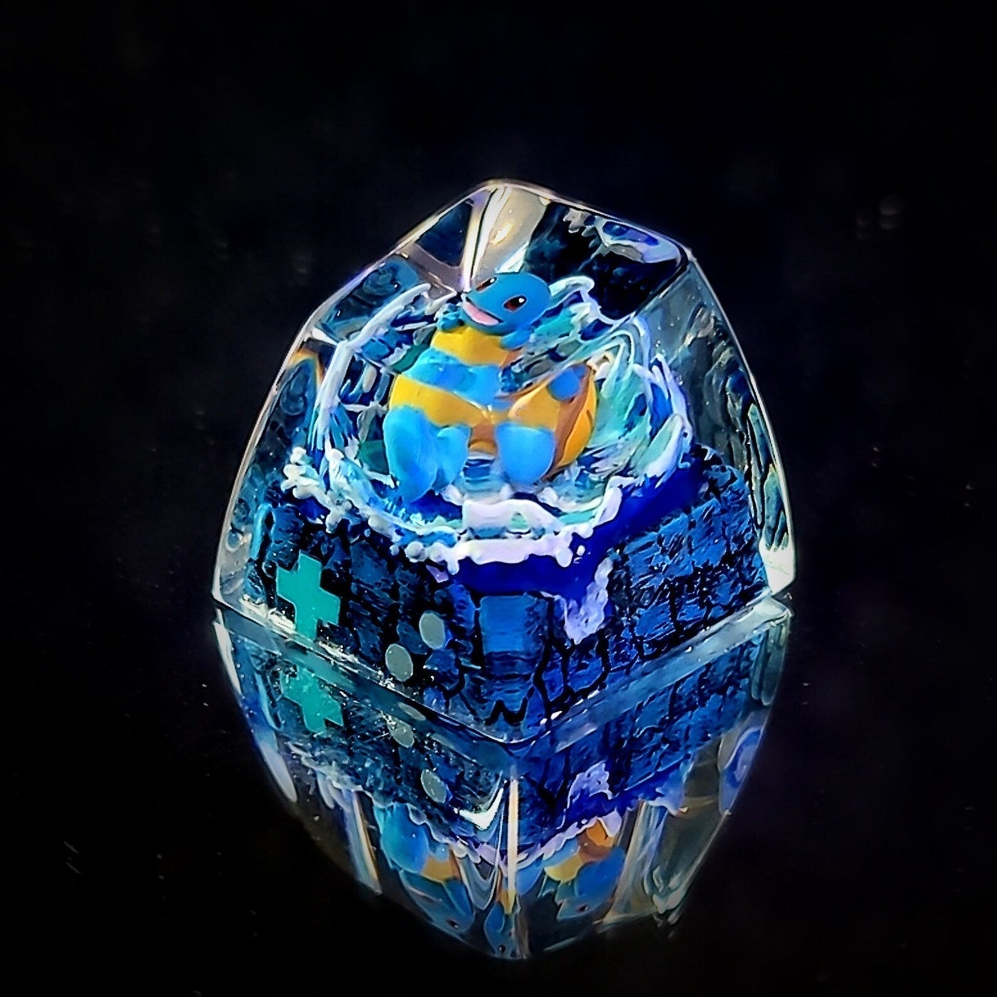 [DE] Pokemon Squirtle Artisan Keycaps