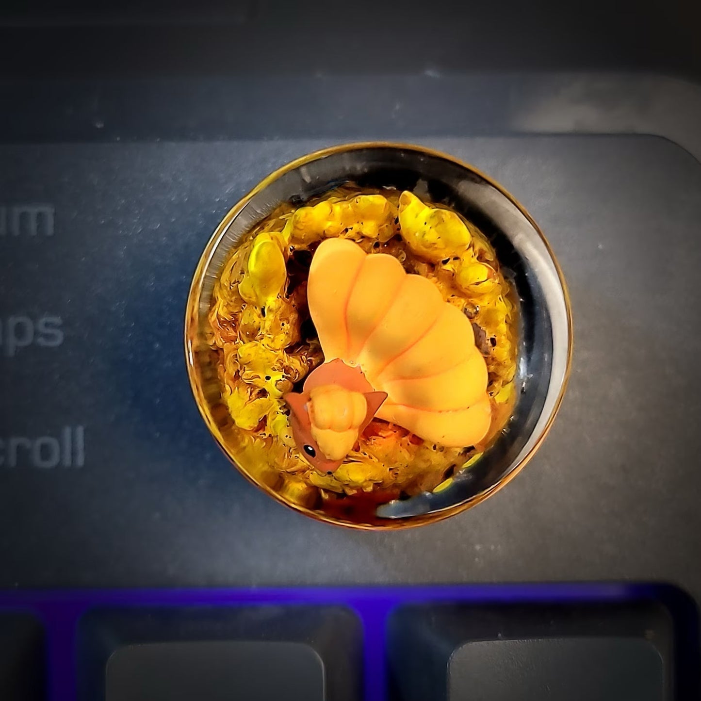 [DE] Pokemon Vupix Keyboard Knob Artisan Keycaps