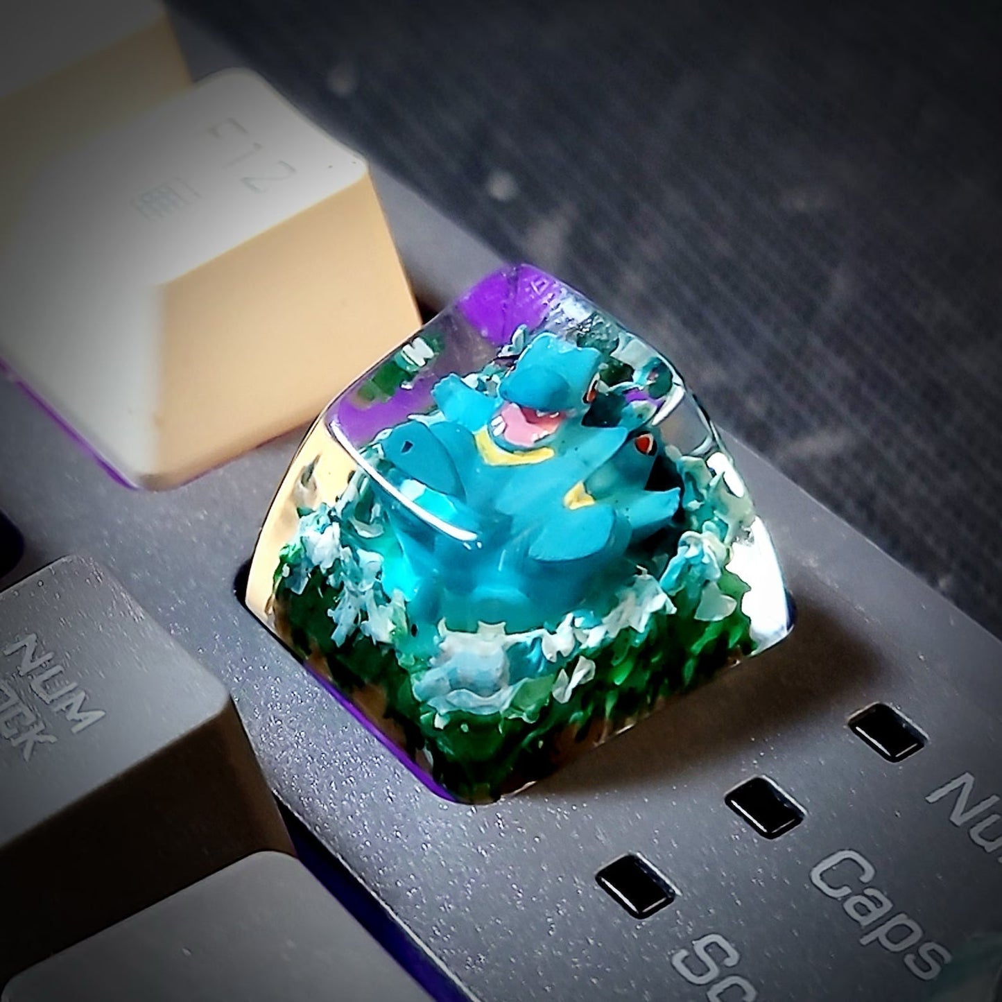 [DE] Pokemon Totodile Artisan Keycaps
