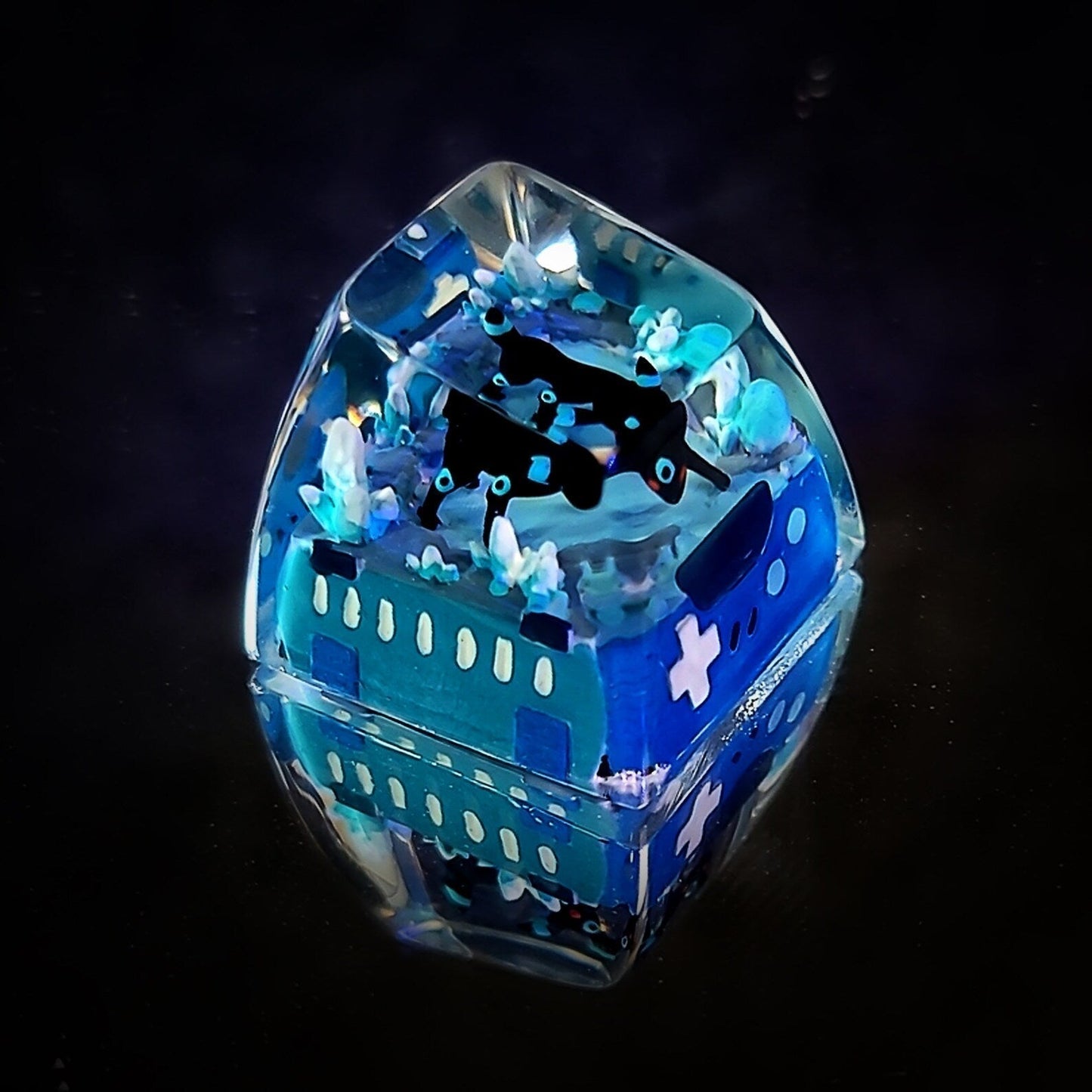 [DE] Pokemon Umbreon Artisan Keycaps