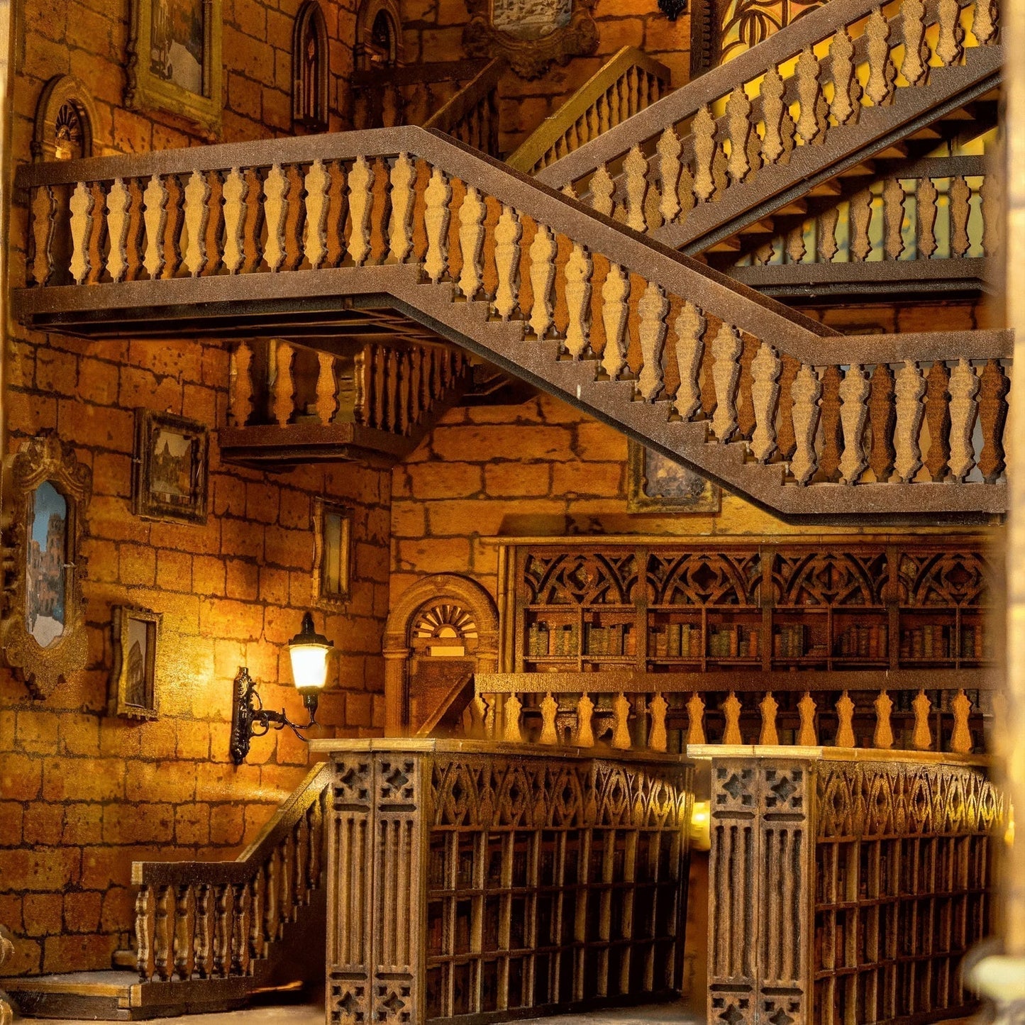 [DE] The Grand Enchanted Hogwarts Library - Book Nook