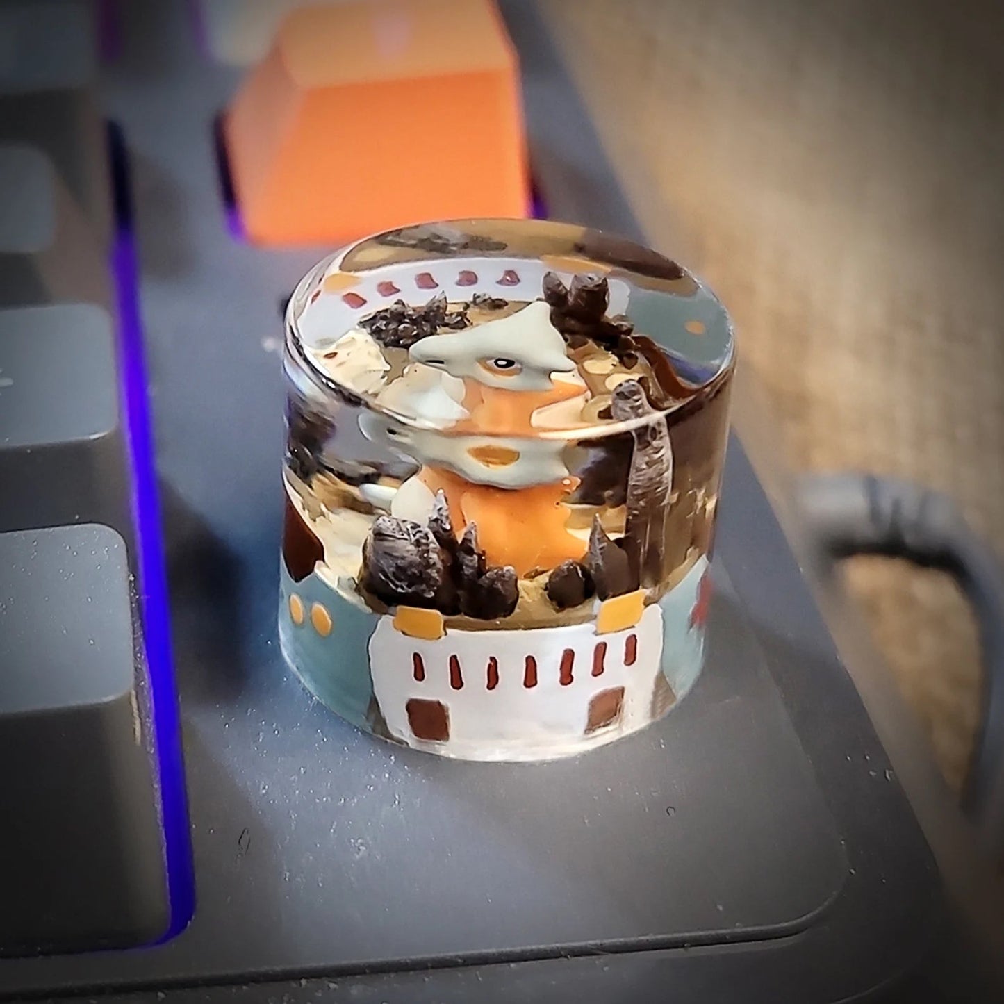 [DE] Pokemon Cubone Garagara Keyboard Knob Artisan Keycaps