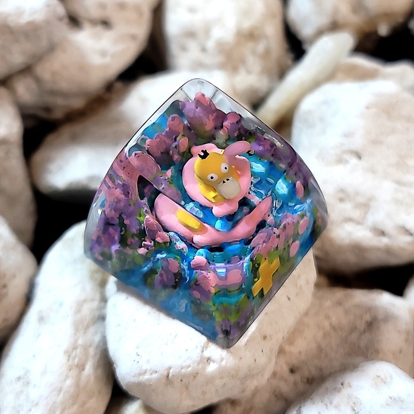 [DE] Pokemon Psyduck Artisan Keycaps