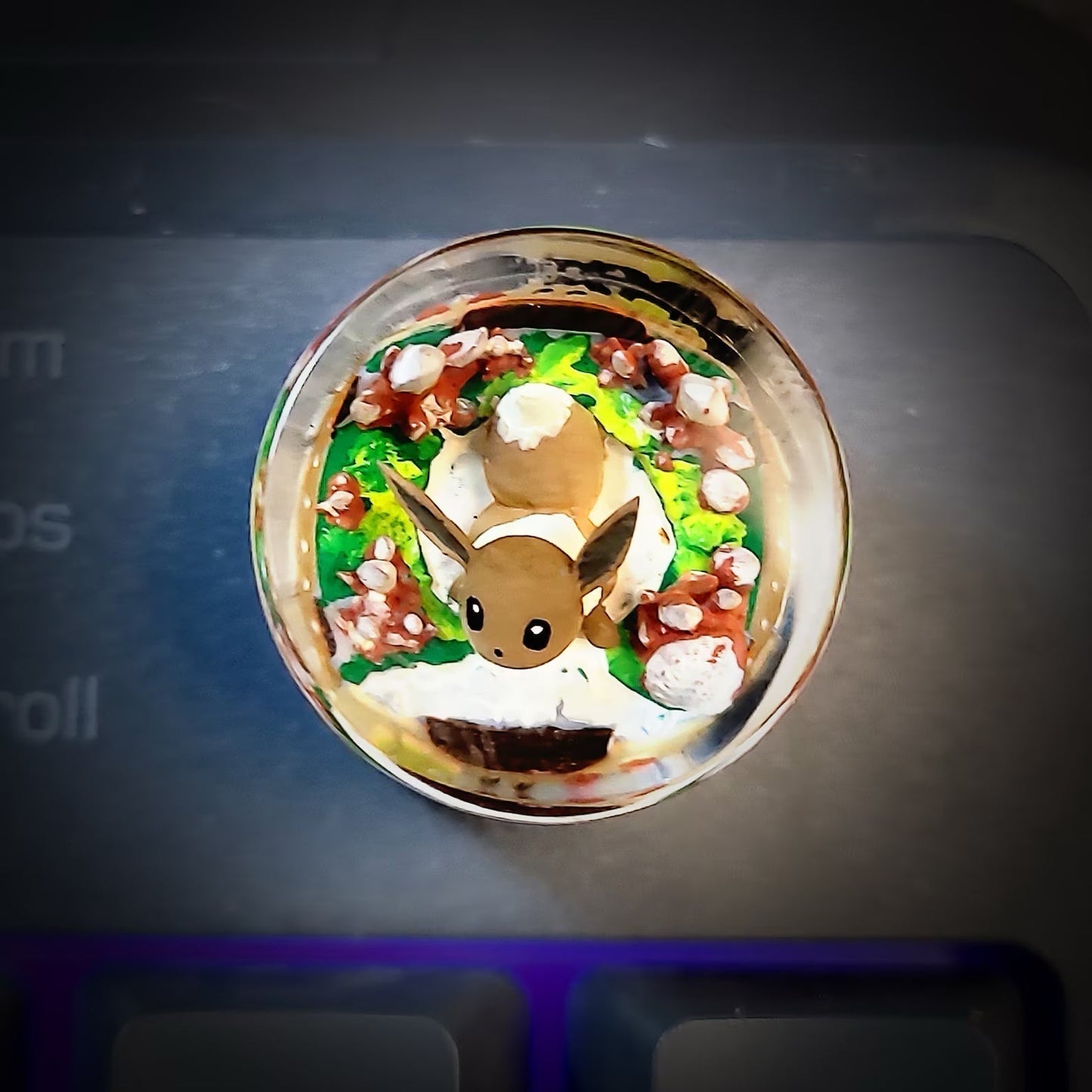 [DE] Pokemon Squirtle Bulbasaur Eevee Cubone Garagara Keyboard Knob Artisan Keycaps