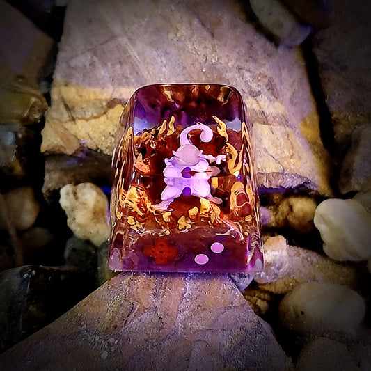 [DE] Pokemon Mewtwo Artisan Keycaps