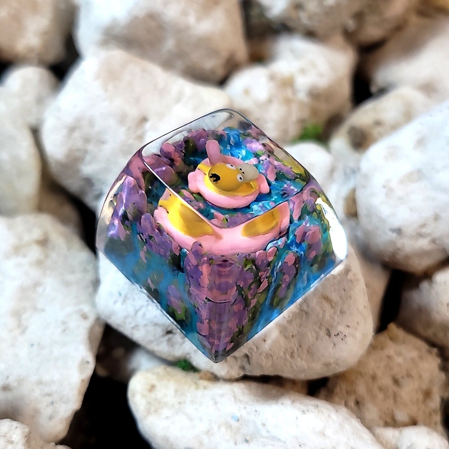 [DE] Pokemon Psyduck Artisan Keycaps