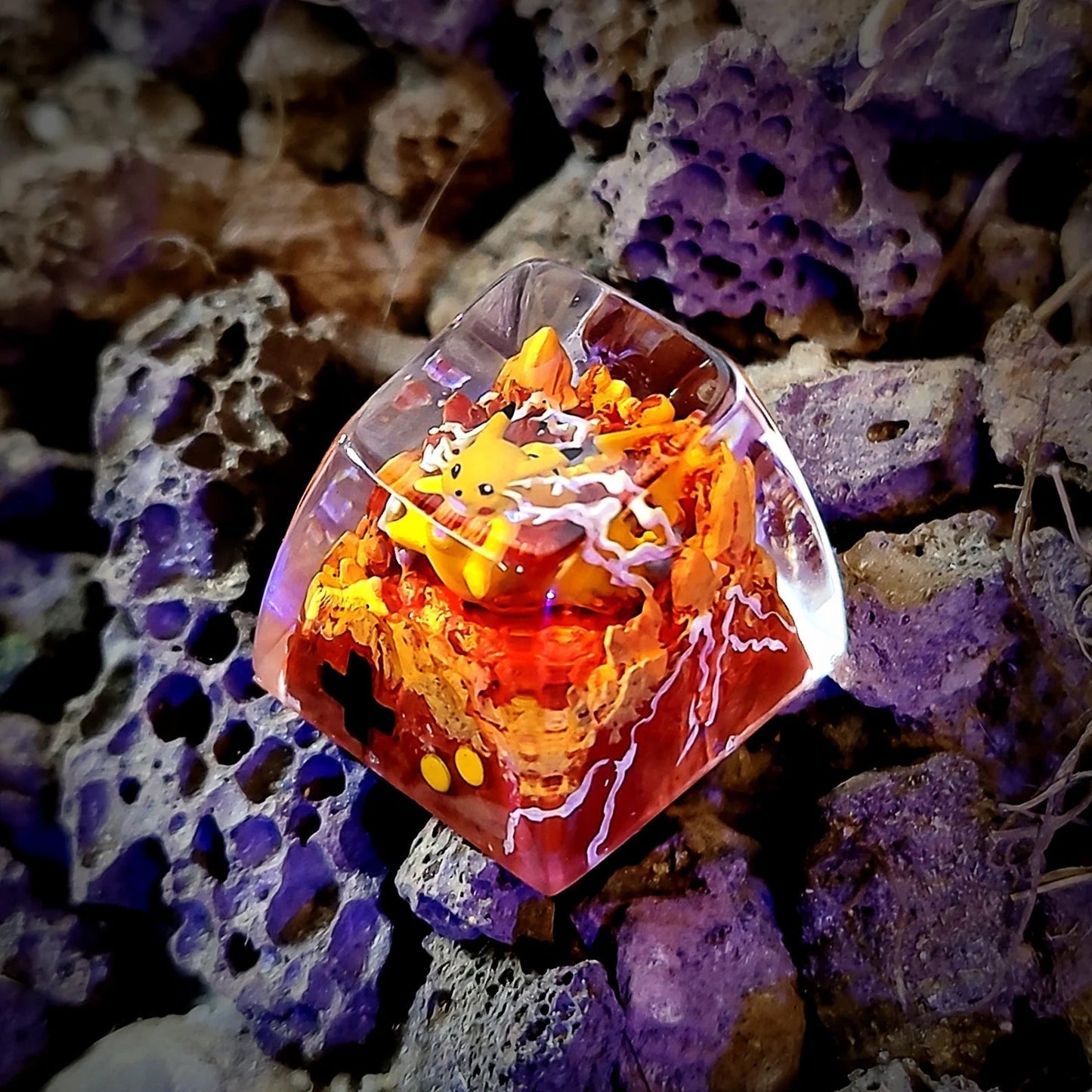 [DE] Pokemon Pikachu Artisan Keycaps