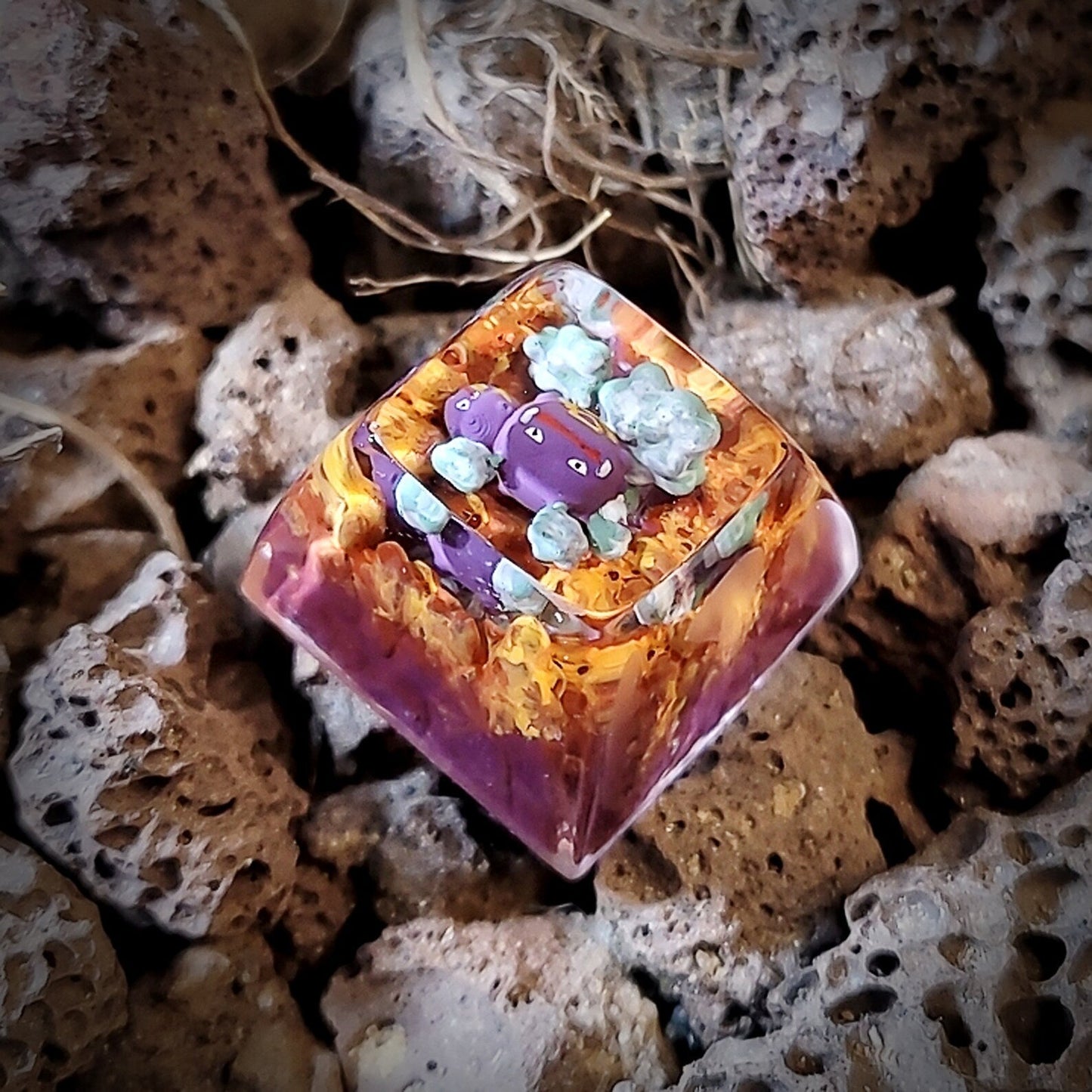 [DE] Pokemon Vulpix Artisan Keycaps 2.0