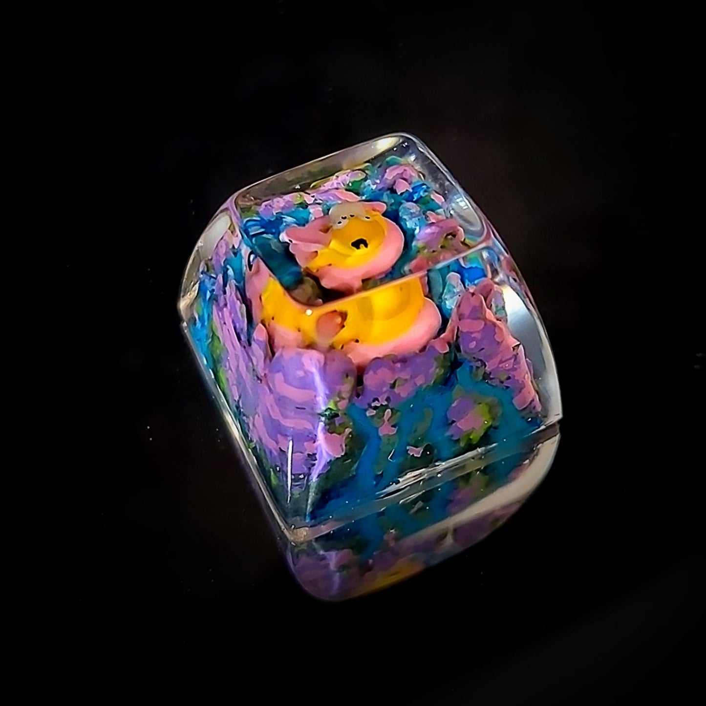 [DE] Pokemon Psyduck Artisan Keycaps
