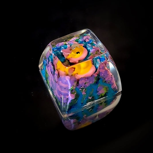 [DE] Pokemon Psyduck Artisan Keycaps