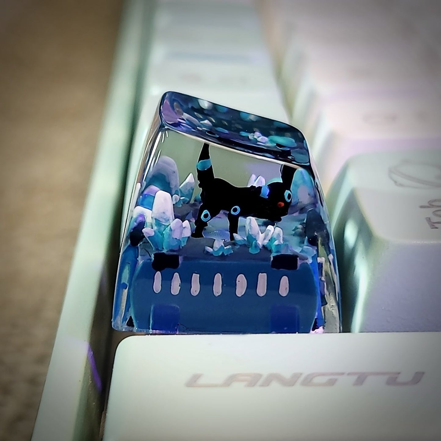[DE] Pokemon Umbreon Artisan Keycaps