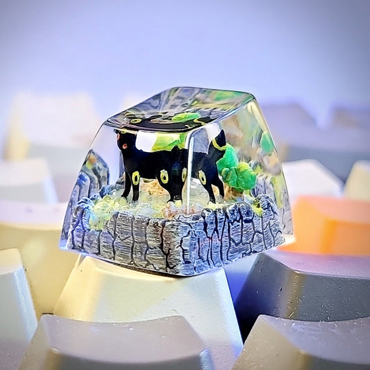 [DE] Pokemon Umbreon Artisan Keycaps