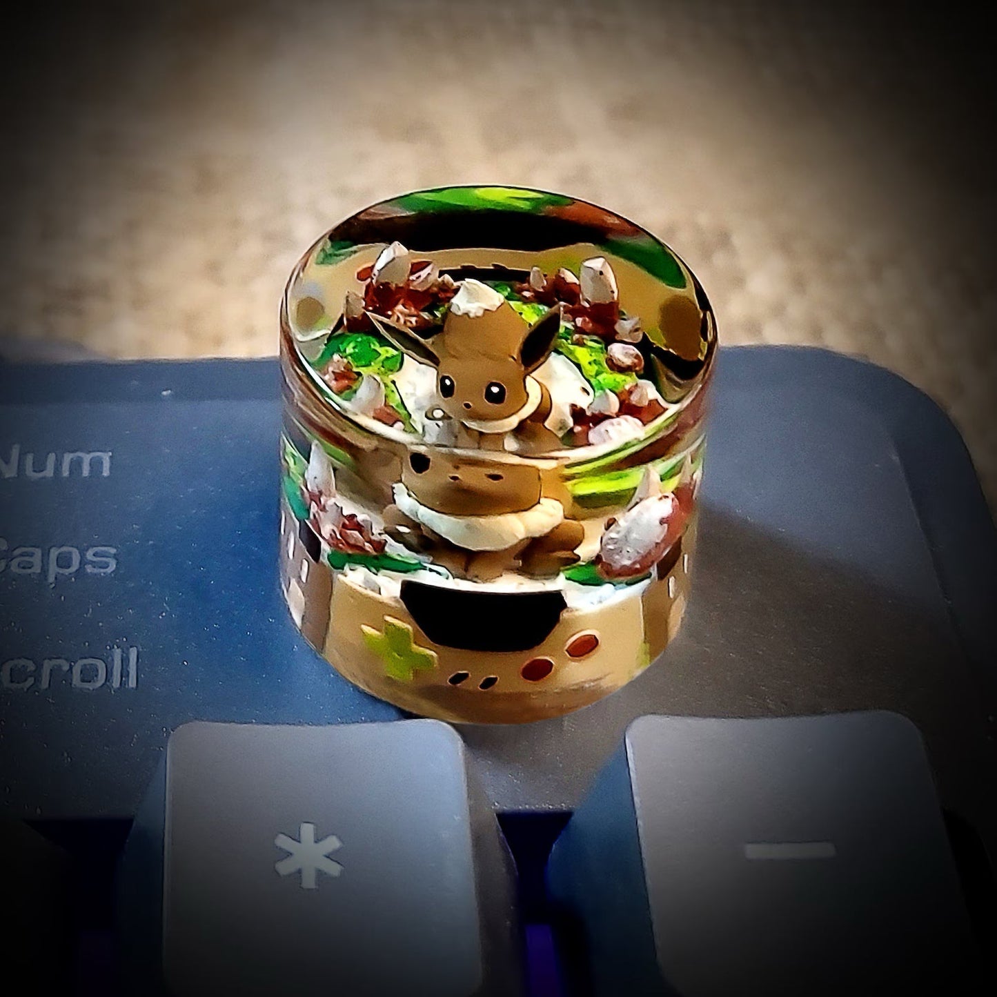 [DE] Pokemon Squirtle Bulbasaur Eevee Cubone Garagara Keyboard Knob Artisan Keycaps