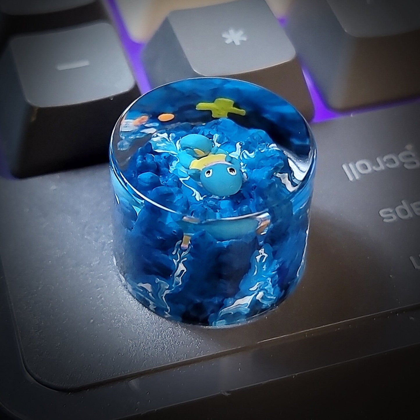 [DE] Pokemon Squirtle Keyboard Knob Artisan Keycaps