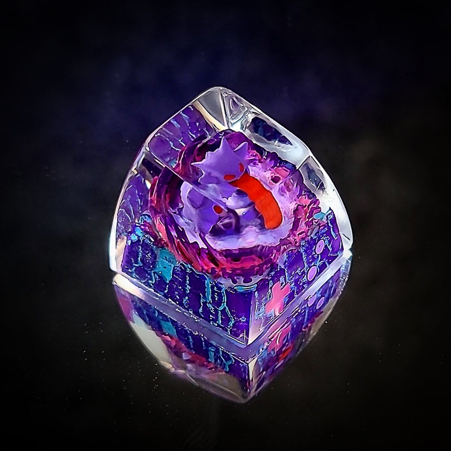 [DE] Pokemon Gengar Artisan Keycaps