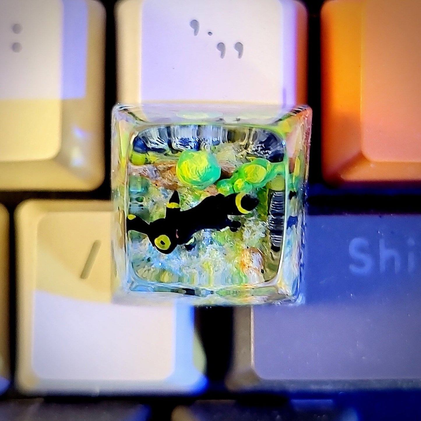 [DE] Pokemon Umbreon Artisan Keycaps