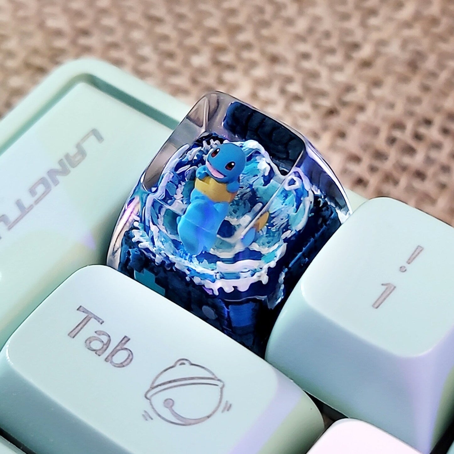 [DE] Pokemon Squirtle Artisan Keycaps