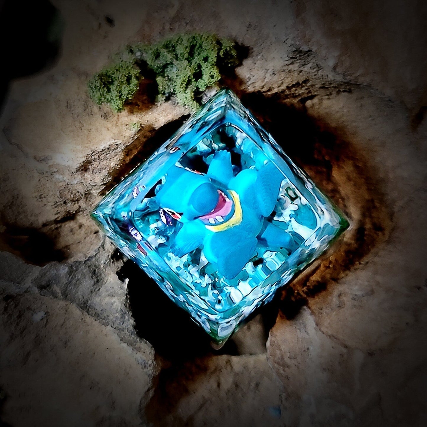 [DE] Pokemon Totodile Artisan Keycaps