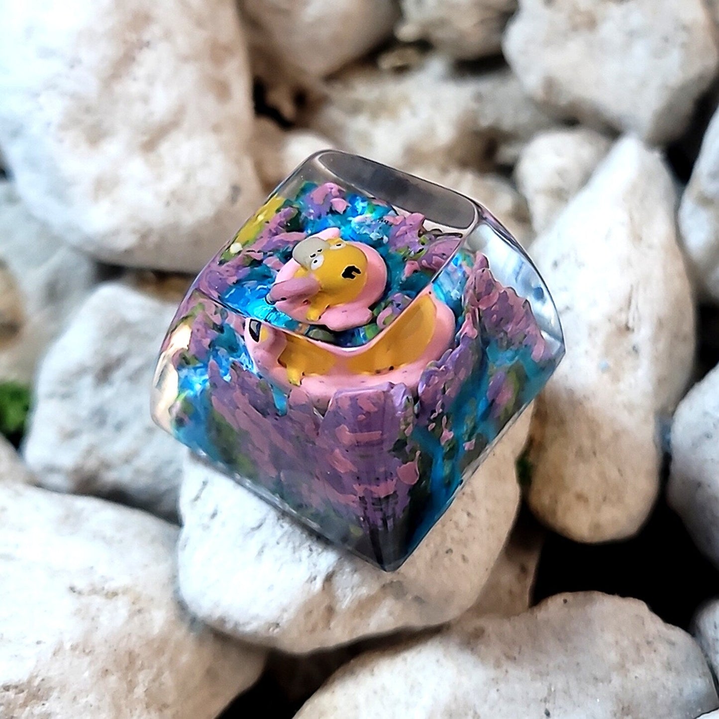 [DE] Pokemon Psyduck Artisan Keycaps