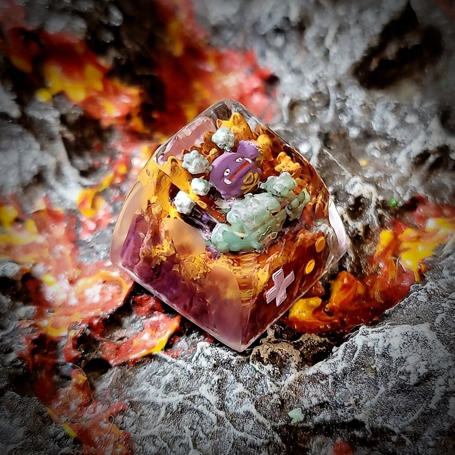 [DE] Pokemon Vulpix Artisan Keycaps 2.0