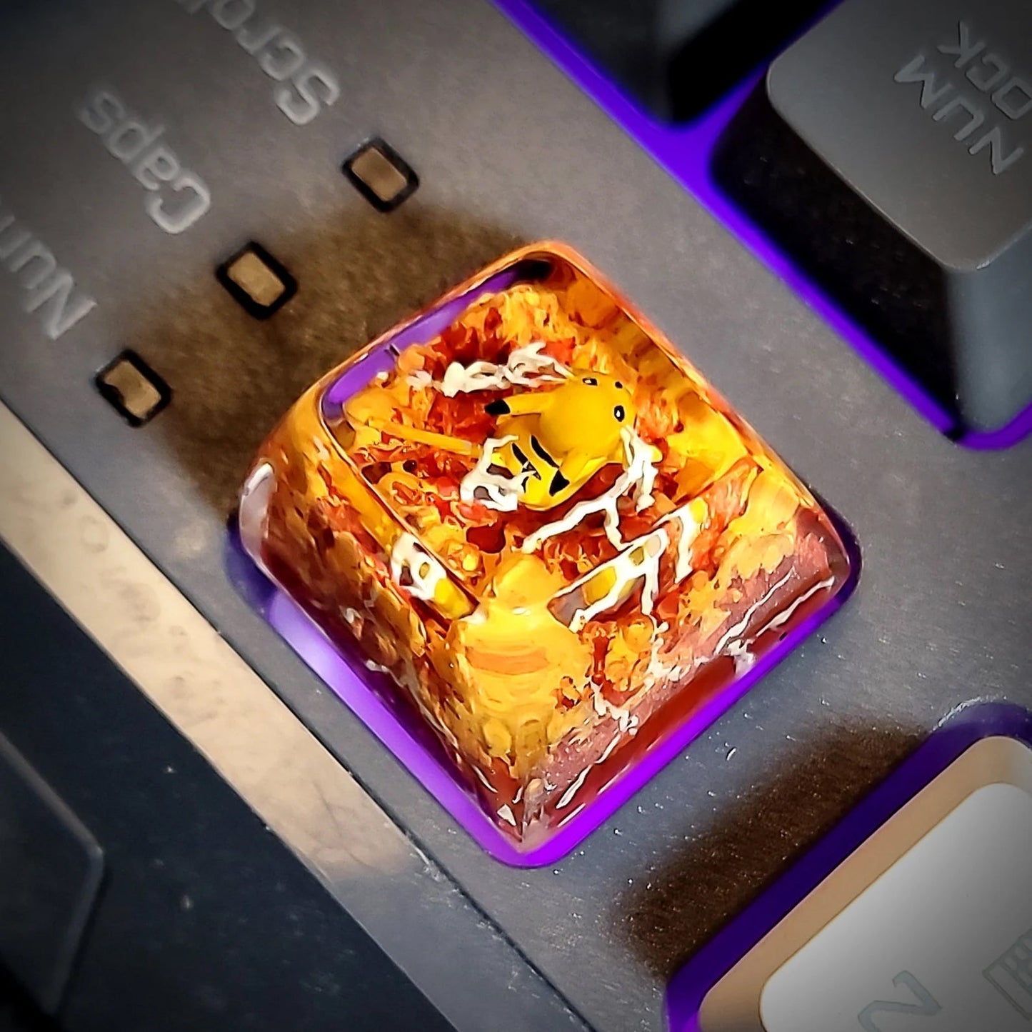 [DE] Pokemon Pikachu Artisan Keycaps