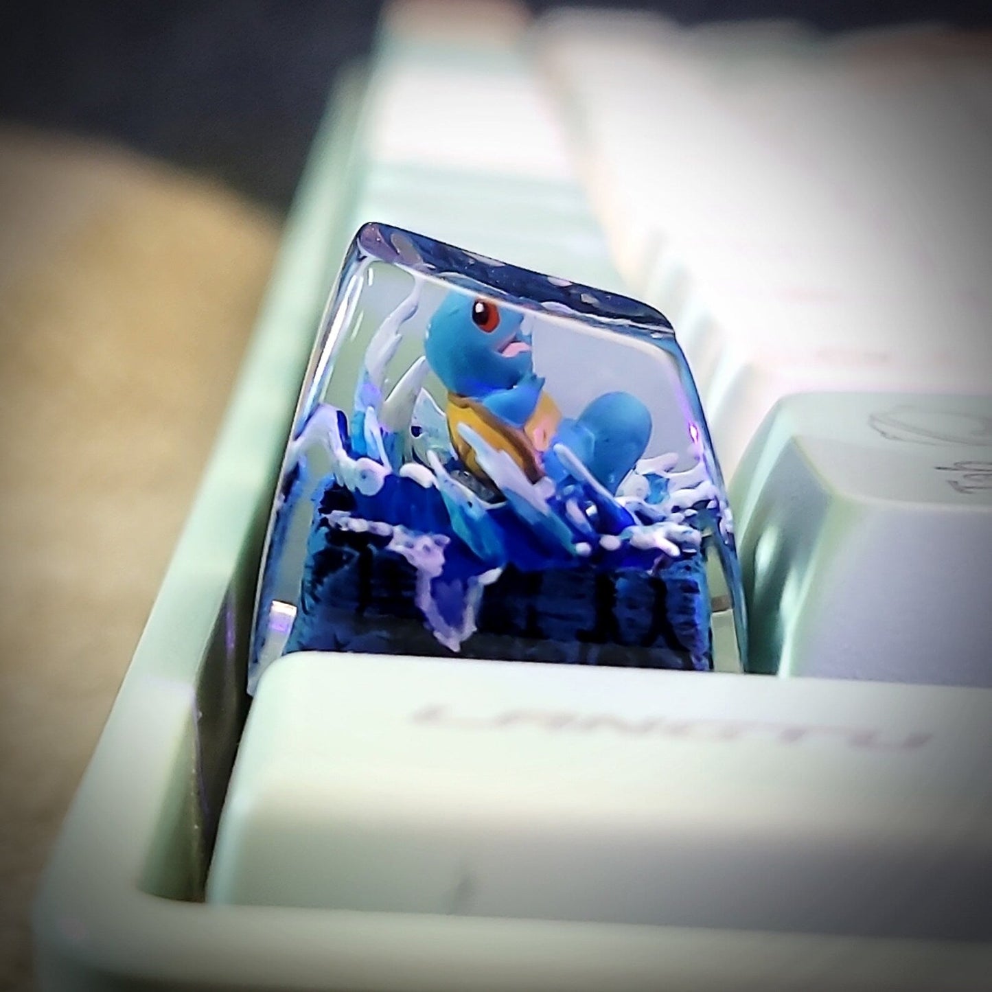 [DE] Pokemon Squirtle Artisan Keycaps